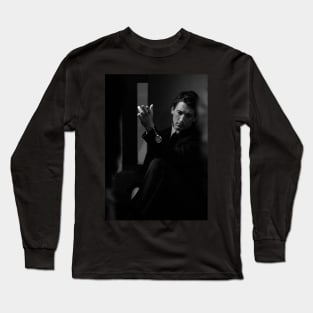 Miles Teller hot black and white Long Sleeve T-Shirt